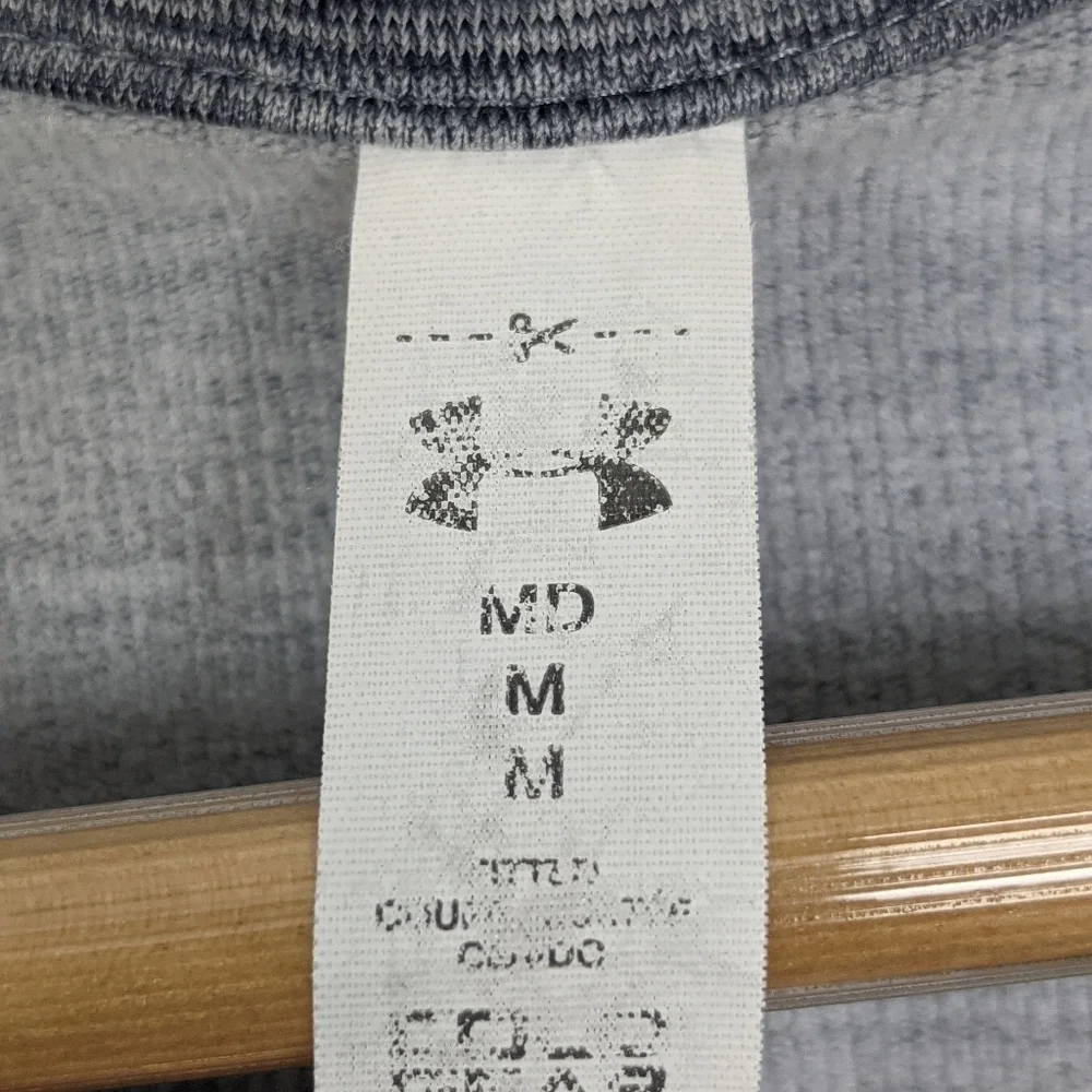 Under Armour Tech Half Zip Pullover Long Sleeve Armour Graphic Women's M Gray - Picture 6 of 10